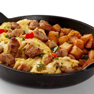 Pork Sausage, Fully Cooked, Crumbles, Don Russell | Cloverdale Foodservice